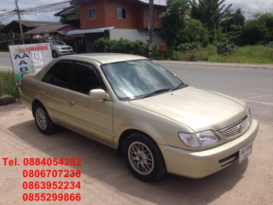 ขาย Toyota Soluna หยดน้ำ ปี 45 สีบรอนทองสวย ราคา 115,000 บาท +++++++++