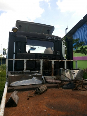 ขายรถบรรทุกสไลค์  mitsubishi 4 ton เครื่อง 6 D 16