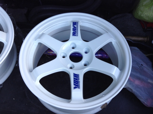 แม็ก TE37 SL ขอบ 17 หน้า 7 หลัง 9 นิ้ว 5 รู 114