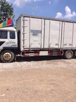 ขายรถหกล้อตู้แห้ง ท้ายลิฟ MITSUBISHI MMTFK457 ปี 47 เครื่อง 6D16-195 แรง