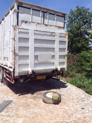 ขายรถหกล้อตู้แห้ง ท้ายลิฟ MITSUBISHI MMTFK457 ปี 47 เครื่อง 6D16-195 แรง