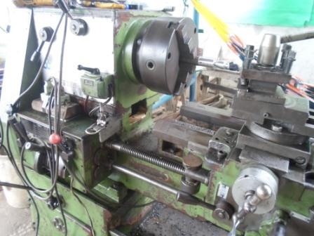 แท่นกลึง 5 ฟุต 2 เพลา เกียร์บล็อก พร้อมใช้งาน 58000