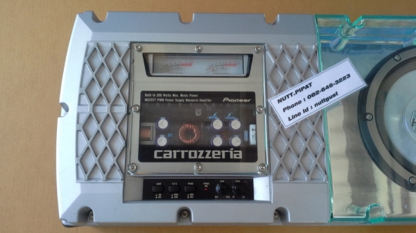 Subwoofer Pioneer แอมป์ในตัว ดอกซัพ 8" มือสองญี่ปุ่น