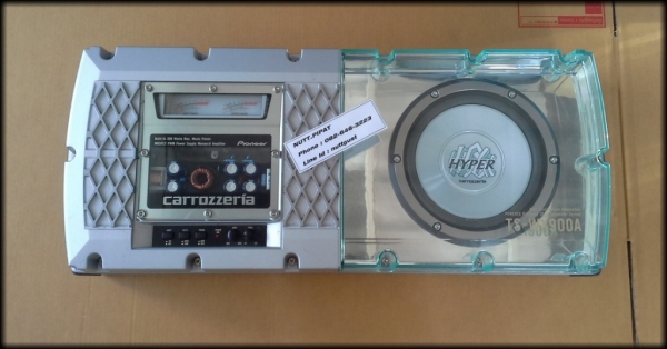 Subwoofer Pioneer แอมป์ในตัว ดอกซัพ 8" มือสองญี่ปุ่น