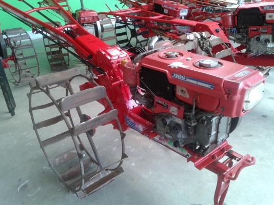 เครื่องสูบน้ำคูโบต้า95พร้อมโครงจอรเข้เพชร4เกียร์