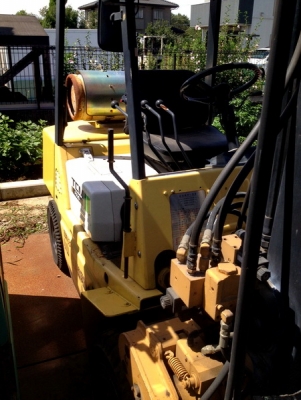 โฟล์คลิฟท์เสาเข้าตู้สูง5.40ม.งาPUSH-PULL-TCM-3ตันสไลด์-ดัน-ดึง-สินค้าได้*2216ชม.*ติดแก๊สจากญี่ปุ่น