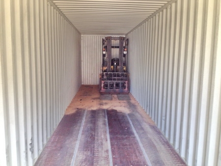 โฟล์คลิฟท์เสาเข้าตู้สูง5.40ม.งาPUSH-PULL-TCM-3ตันสไลด์-ดัน-ดึง-สินค้าได้*2216ชม.*ติดแก๊สจากญี่ปุ่น