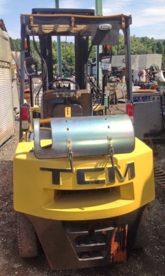 โฟล์คลิฟท์เสาเข้าตู้สูง5.40ม.งาPUSH-PULL-TCM-3ตันสไลด์-ดัน-ดึง-สินค้าได้*2216ชม.*ติดแก๊สจากญี่ปุ่น