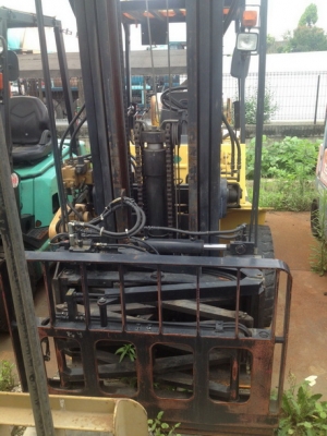 โฟล์คลิฟท์เสาเข้าตู้สูง5.40ม.งาPUSH-PULL-TCM-3ตันสไลด์-ดัน-ดึง-สินค้าได้*2216ชม.*ติดแก๊สจากญี่ปุ่น