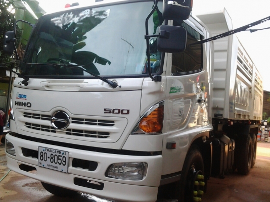 HINO MEGA260 ดั้ม3มิตรห้างแท้ปี56 วิ่ง50000โล ป้ายแดงเหมือนใหม่ งวด50000 เหลือ 47งวด เปลี่ยนสัญาได้เลยครับ