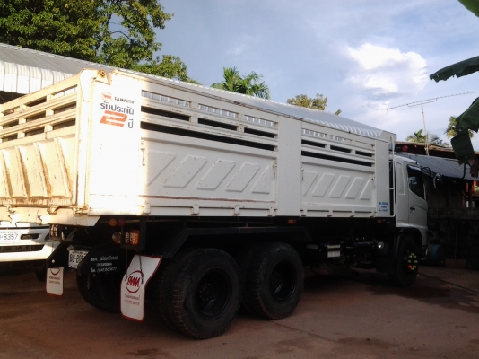 HINO MEGA260 ดั้ม3มิตรห้างแท้ปี56 วิ่ง50000โล ป้ายแดงเหมือนใหม่ งวด50000 เหลือ 47งวด เปลี่ยนสัญาได้เลยครับ