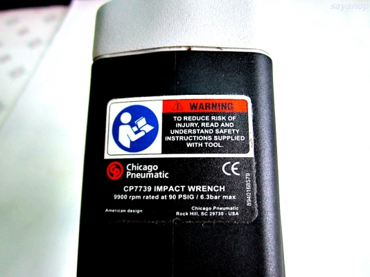 ---ขายบล็อกลมคุณภาพดีระดับ Professional ยี่ห้อ Chicago Pneumatic รุ่น CP7739 ขนาด 1/2 นิ้ว