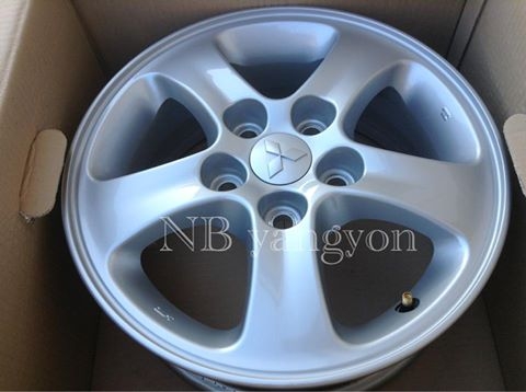 ล้อแม็ก ถอดป้ายแดง Mitsu triton มิตซู ไตรตัน 5รู ขอบ 15 ใส่ วีโก้ได้