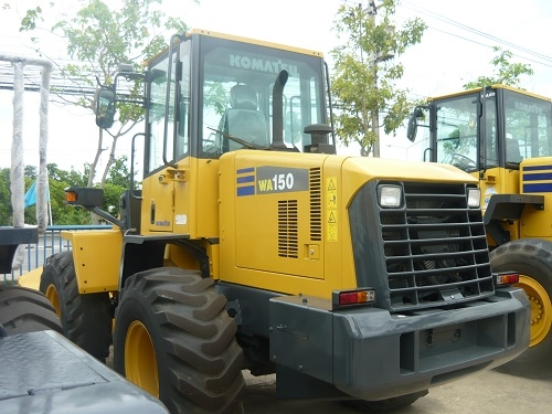 รถตักล้อยาง Komatsu WA150 รถเก่านอก นำเข้าจากญี่ปุ่น พร้อมใช้งาน ระบบไฟฟ้าครบ