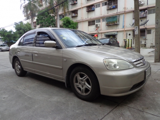 2001 HONDA, CIVIC 1.7 โฉม Dimentionรถบ้านมือเดียวผู้หญิงใช้ เช็คศูนย์ตลอดมีบุ๊คเซอร์วิส เกียร์ออโต้ แก๊สLPGหัวฉีดอย่างดี เอเนอร์จีรีฟอร์ม
