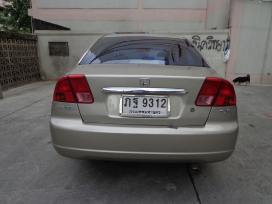 2001 HONDA, CIVIC 1.7 โฉม Dimentionรถบ้านมือเดียวผู้หญิงใช้ เช็คศูนย์ตลอดมีบุ๊คเซอร์วิส เกียร์ออโต้ แก๊สLPGหัวฉีดอย่างดี เอเนอร์จีรีฟอร์ม