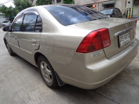 2001 HONDA, CIVIC 1.7 โฉม Dimentionรถบ้านมือเดียวผู้หญิงใช้ เช็คศูนย์ตลอดมีบุ๊คเซอร์วิส เกียร์ออโต้ แก๊สLPGหัวฉีดอย่างดี เอเนอร์จีรีฟอร์ม