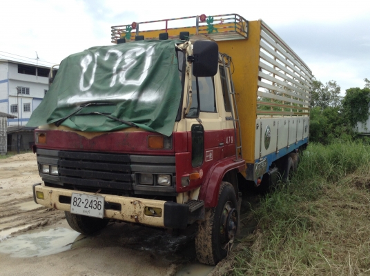 ขายสิบล้อเพลาเดียวNISSAN TD-10Nเครื่อง6D17เครื่องนอกมิตซู6เกียร์210แรง