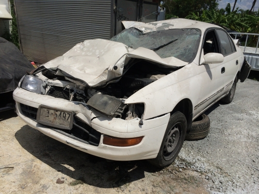 ขายด่วนแพ็กคู่ toyota corona 2 คัน สภาพอุบัติเหตุซ่อมได้