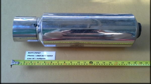 ท่อแท้ญี่ปุ่น RSR ไส้ตรง 2" พร้อม Silenser