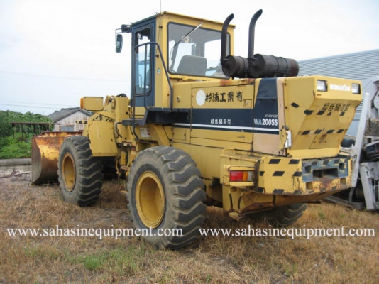 รถตัก  WA200-1 S/N 309XX รถนอก นำเข้า บจก.สหสินอีควิปเม้นท์ โทร.081-5851880, 02-5168100-1