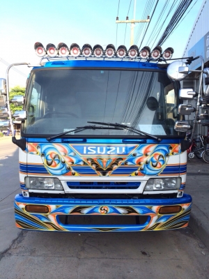 Isuzu Deca หัวนอก ไฟฟ้า  ดั้มดิน 4 ตัน ยาว 3.60ม. - เครื่องเก่าญี่ปุ่นแท้ 6HE 195แรง