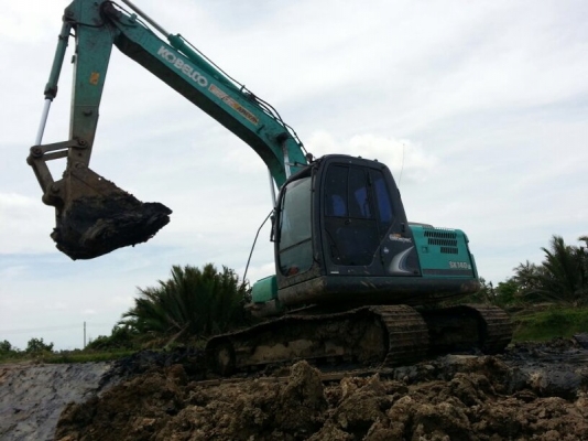 รถแบคโฮ KOBELCO  SK - 140  ( รถทำงาน 6,xxx ชม. )  ,  ( มีขาย 3 คัน. ) สนใจติดต่อ  081 - 6079515