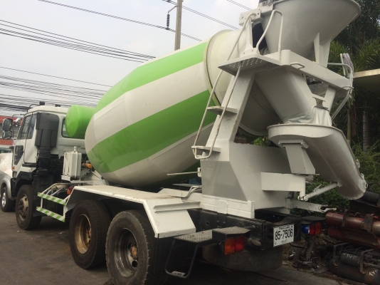 ขายรถปูน Nissan หัว Bigtham 10ล้อพร้อมทะเบียน โม่6คิว