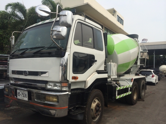 ขายรถปูน Nissan หัว Bigtham 10ล้อพร้อมทะเบียน โม่6คิว