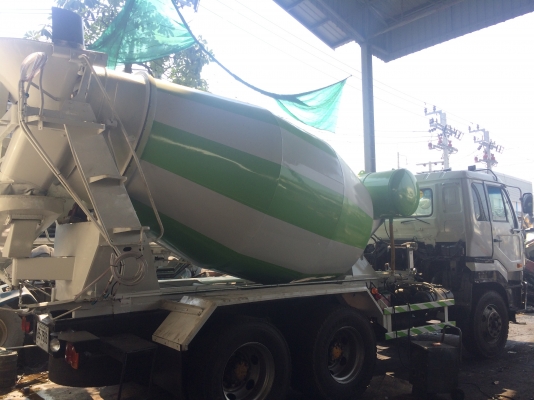 ขายรถปูน Nissan หัว Bigtham 10ล้อพร้อมทะเบียน โม่6คิว