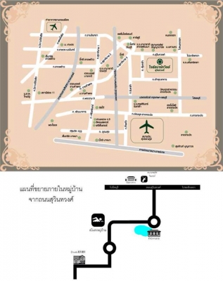 ขายบ้านเดี่ยว บ้านมุม หมู่บ้านโรยัล ปาร์ควิลล์ เฟสใหม่ ใกล้สนามบินสุวรรณภูมิ 78 ตรว