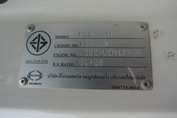 HINO  มือหนึ่งออกห้าง สวยสดๆค่ะ  ยอดจัดไฟแนนซ์ได้ 1,200,000  บาท