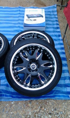 ขายเเม๊กพร้อมยาง 205/45/17 ยางปี 2012