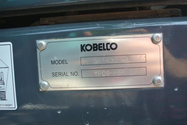 KOBELCO  มือหนึ่งออกห้าง ใช้งานน้อยมากค่ะ