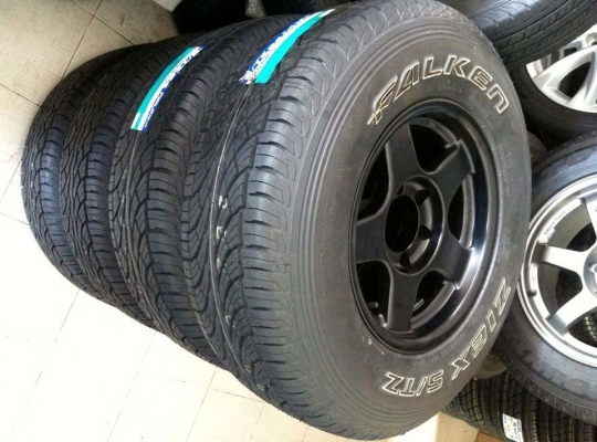 ขายยาง FALKEN ZIEX ST/Z 265 70 r16 +แม็ก Bredley 16x8 ET-0 สวยยกชุด