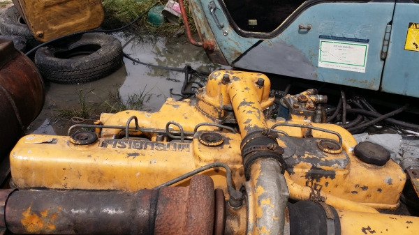 ขายด่วน เครื่อง 6D31 กลองคู่สวยพร้อมใช้