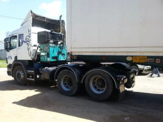 ขายหัวลากสแกนเนีย360แรงม้า เพลาเดียว รถห้างป้ายแดง จดปลายปี45 เจ้าของขับเองไม่เคยจ้างคนขับ หางรุ่งเจริญ จดปี50  3เพลายกล้อ เครื่องไปเดนโย่25kva  ตู้เย็นแครเรีย ติดต่อเจ้าของโดยตรง ไม่ผ่านนายหน้าครับ เอกสารพร้อมโอน 081-1114707 ป๋าเกษม