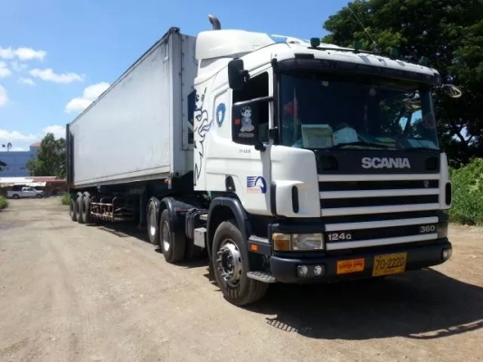 ขายหัวลากสแกนเนีย360แรงม้า เพลาเดียว รถห้างป้ายแดง จดปลายปี45 เจ้าของขับเองไม่เคยจ้างคนขับ หางรุ่งเจริญ จดปี50  3เพลายกล้อ เครื่องไปเดนโย่25kva  ตู้เย็นแครเรีย ติดต่อเจ้าของโดยตรง ไม่ผ่านนายหน้าครับ เอกสารพร้อมโอน 081-1114707 ป๋าเกษม