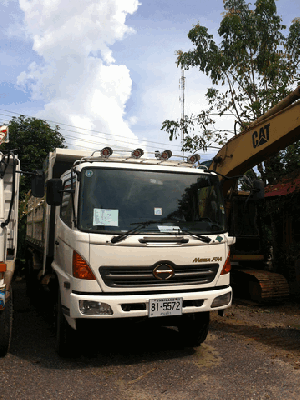 ขายรถบรรทุก 10 ล้อ ดั้ม HINO MEGA FM 260 CNG ปี47 ขายรถบรรทุก 10 ล้อ ดั้ม HINO MEGA FM 260 CNG ปี47