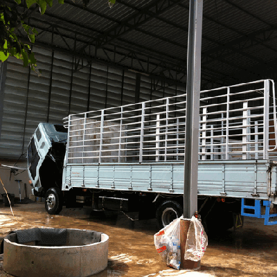 ขายรถ6ล้อ ISUZU ROCKY 195 คอกเหล็กชาวงยาว 6.5 เมตร พร้อมใช้งาน