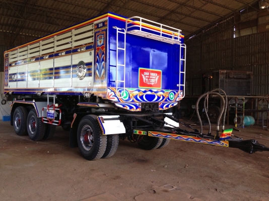 ขายลูกพ่วงดั้ม3เพลาต่อใหม่ๆปี57 ยังมีอีกหลายพ่วงมือ2ก้มี ดาวน์ก้ได้