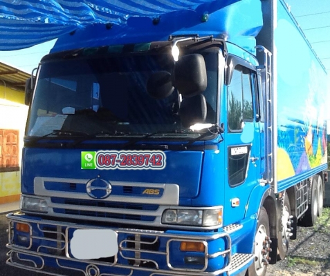 ขายรถบรรทุกตู้เปียก 12 ล้อ 1 เพลา HINO