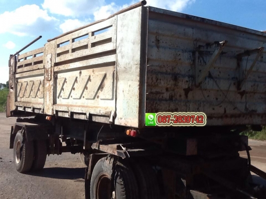 ขายรถดัมพ์ 18 ล้อ พ่วงแม่-ลูก (2 คาน) ISUZU นางฟ้า 240 แรงม้า