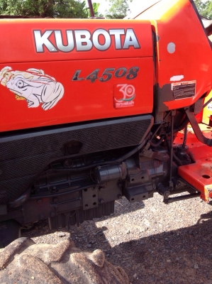 แทรกเตอร์ คูโบต้าL 4508สภาพดี เครื่อง เกียร เฟืองท้าย ไฮโดรลิค ดี พร้อมทะเบียนโอน