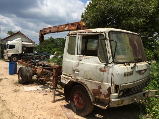 6ล้อ145แรงติดเครน3ตัน.. HINO FD154-10120..เครื่องสวย แน่น คัสซีสวย เครนดีมาก..(ไม่มีเล่ม)