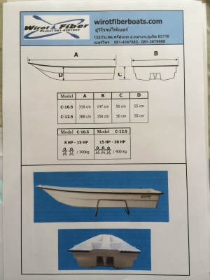 ขายเรือ2ท้องวิ้งดีมากใช้เครื่อง15แรง