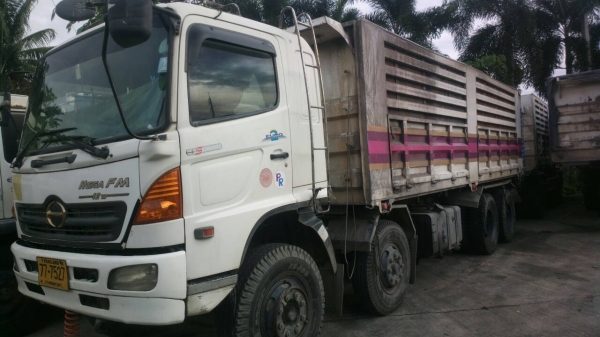 ขายถูก รถสวย Hino Mega 320hp ดั้มแม่ลูก แม่ลูกปี51