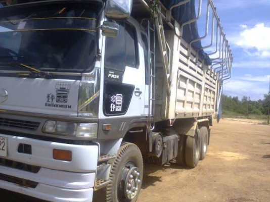 ขาย HINO 2K สมอเงิน ( 240 แรง ) 2 เพลา ดั๊ม กระบะเหล็ก