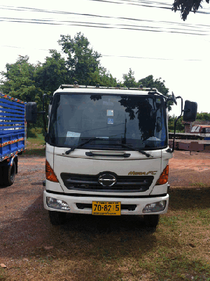 ขายรุถ 6ล้อ HINO FC4J 150 แรงม้า กะบะท้ายลิฟท์ ยาว 5.5 เมตร ปี