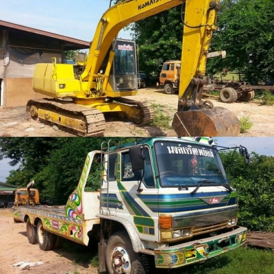 ขายเทรลเลอร์KT925+แบคโค100-5 เทรลเลอร์KT925 เครื่องดี คัชซีสวย สภาพพร้อมใช้ เอกสารพร้อมโอน แบคโค100-5 เครื่องดี ช่วงล่างดี เอวแน่น ไม่โหลด ทำงานเร็ว สภาพพร้อมใช้งาน สนใจโทร090-8588220คุณนะ ID:narong498 หรือwww.truck.in.th/498